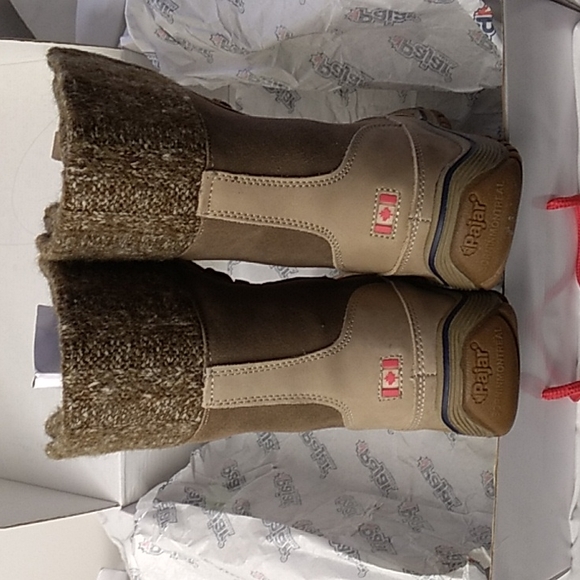 NIB Women's  Pajar tan waterproof winter boots size 7 - 7.5 - Picture 3 of 14